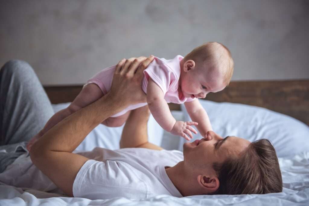 Father and baby
